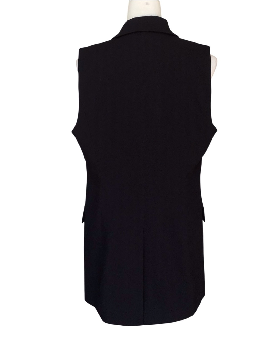 Joie Black Sleeveless Long Blazer Vest - Picture 4 of 6